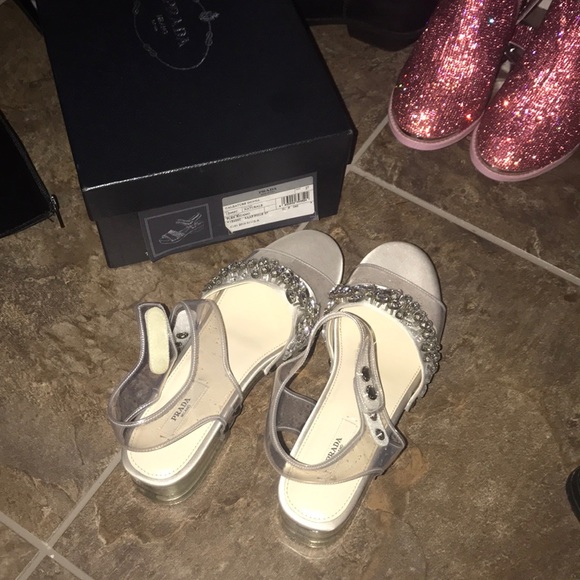 Prada Crystal Sandals - Picture 9 of 11